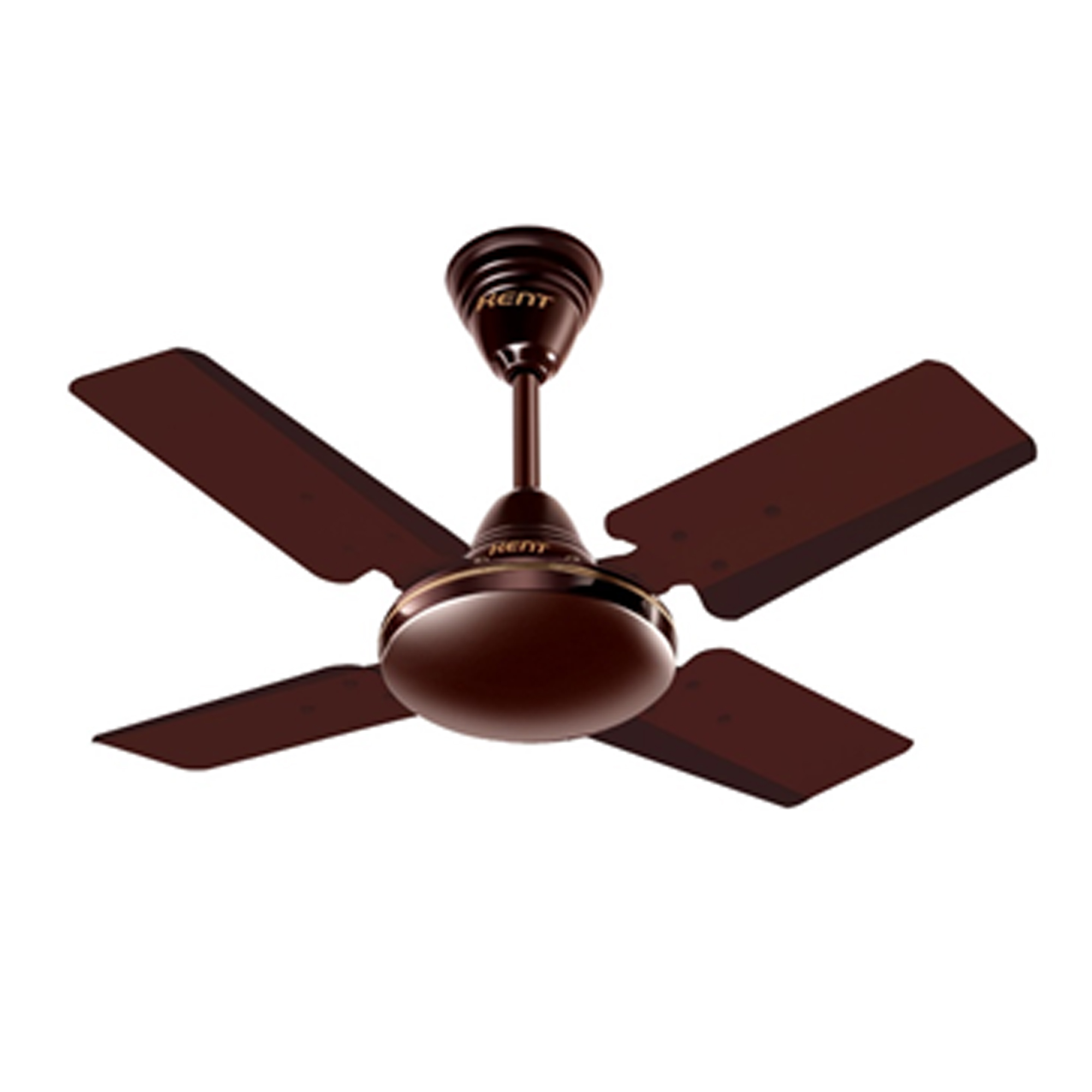 KentElectric 24 Inch Economy Ceiling Fan model Jaguar 24" Neo Brown front view - GharOne Nepal